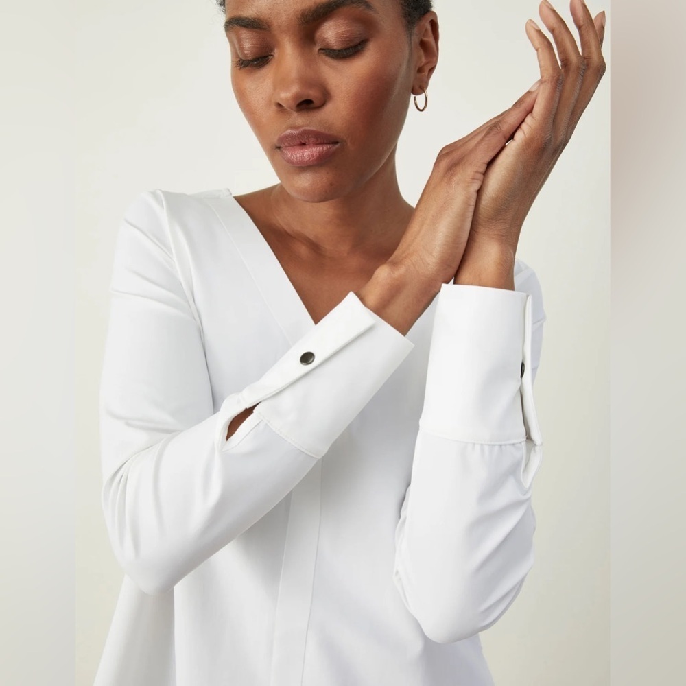 Aday Something Tailored Shirt Technical Silk In W… - image 4